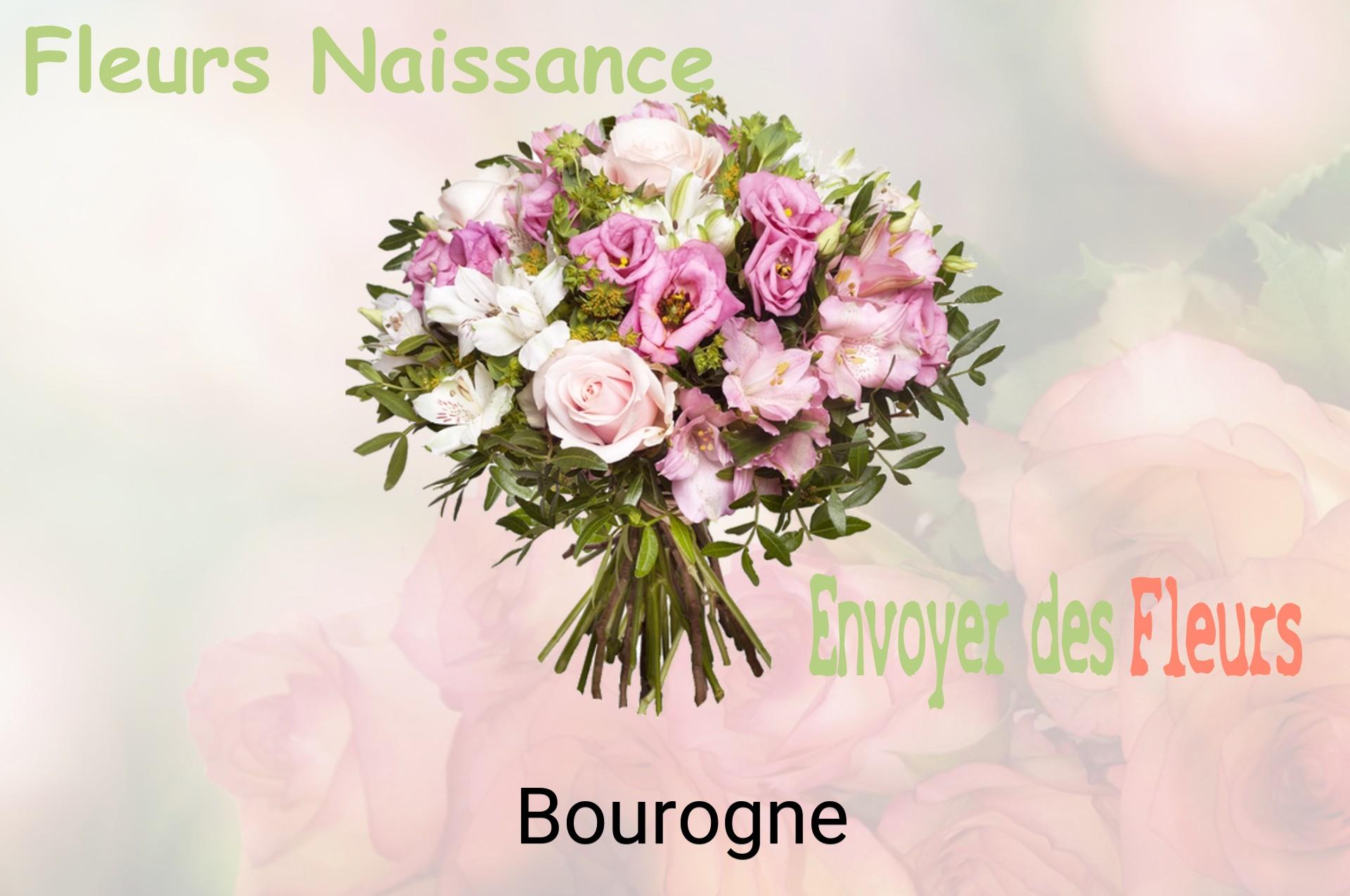 Bouquet de fleurs de naissance livré à Bourogne